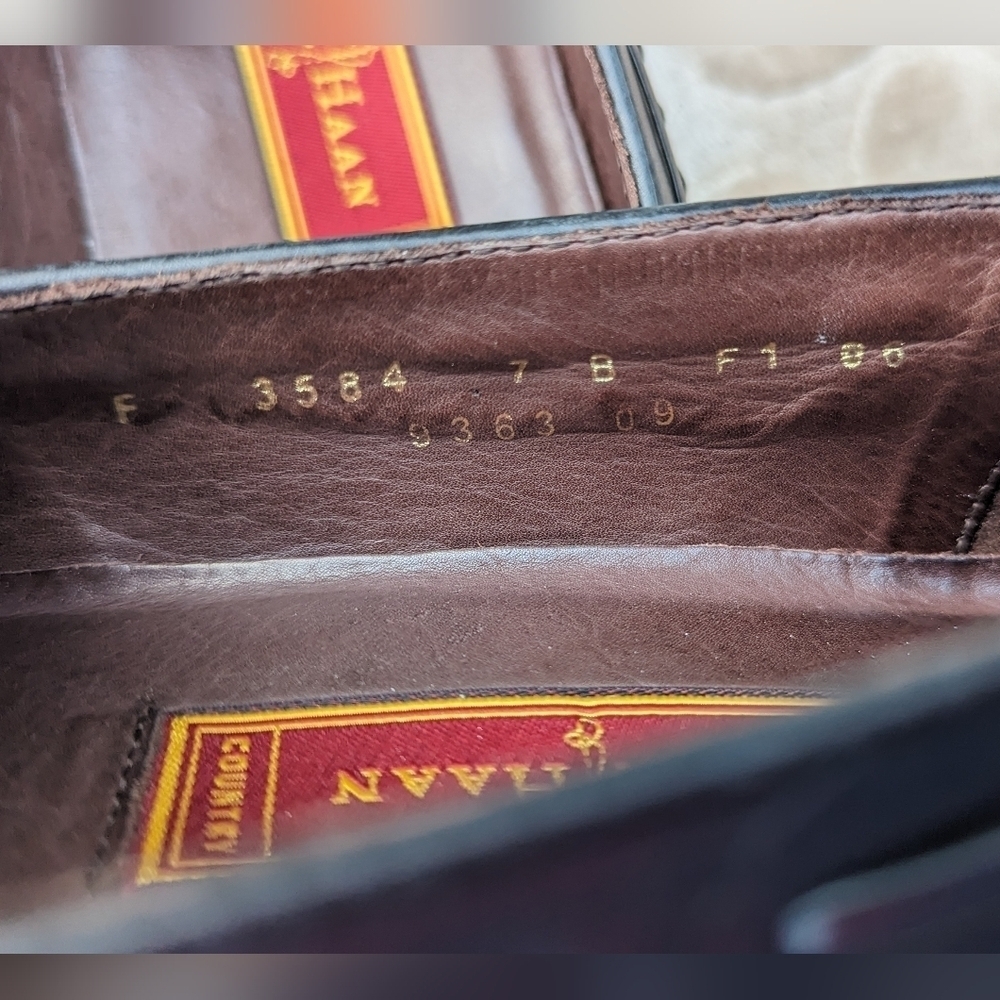 Cole Haan Brown and Black Loafers - Picture 4 of 12